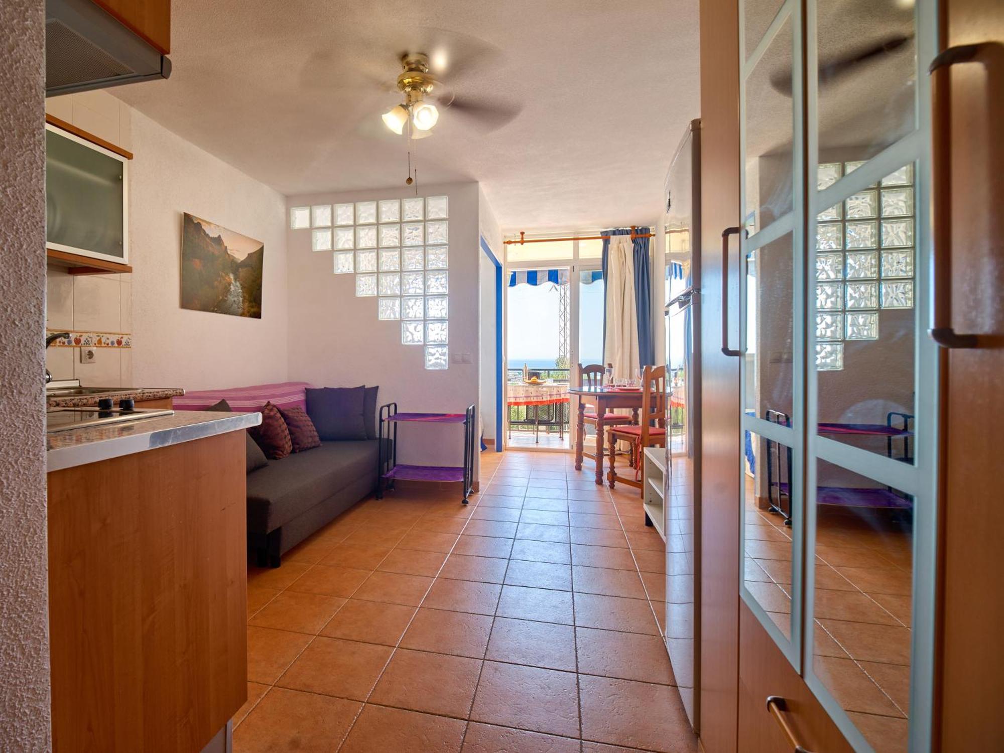 Lovely Studio With Seaview 700M From The Beach La Cala Del Moral Bagian luar foto